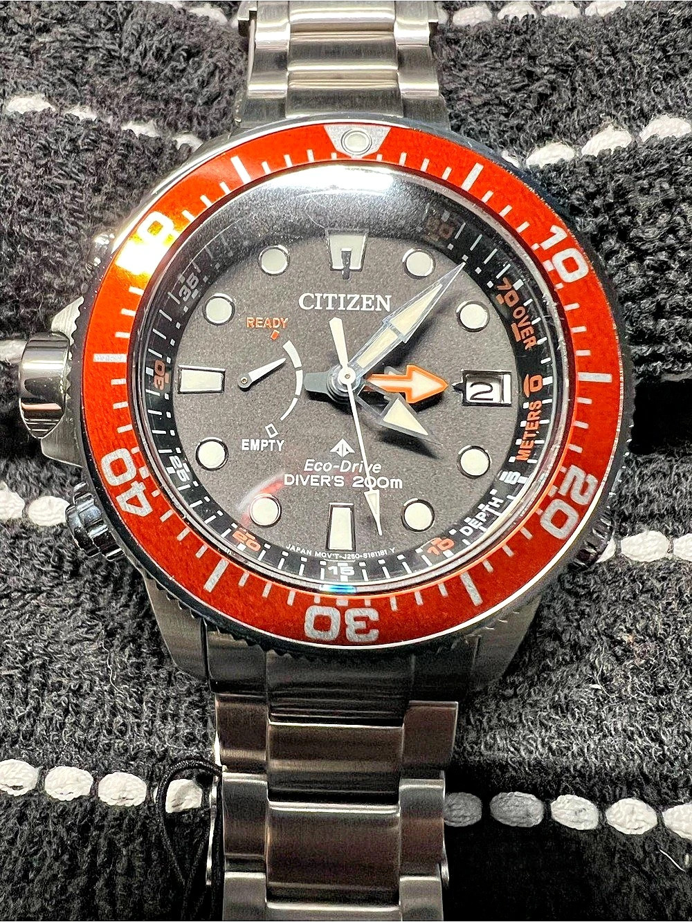 Citizen Promaster Aqualand Men’s 46 mm Diver's 200M Eco-Drive Diver Watch